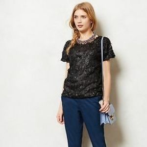 Weston Wear Lattice Blossom Top, Size S